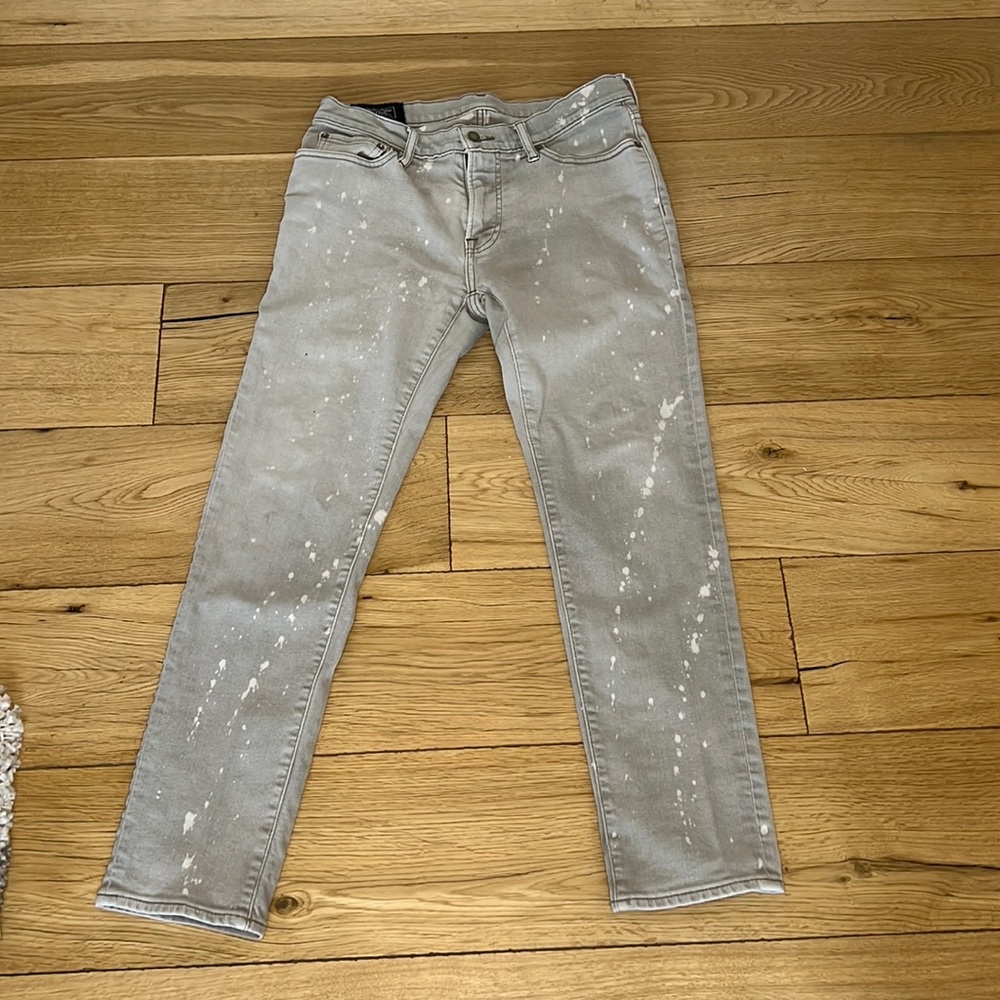 Abercrombie & fitch Langdon slim (stretch) distressed jeans 31w 30 L